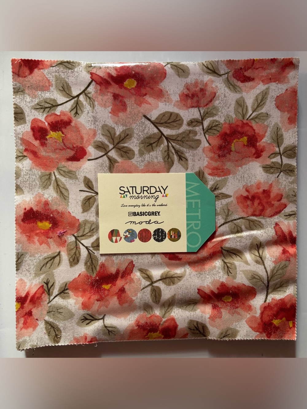 Saturday Morning by Basic Grey for Moda Fabrics - Quilting precut Layer Cake
